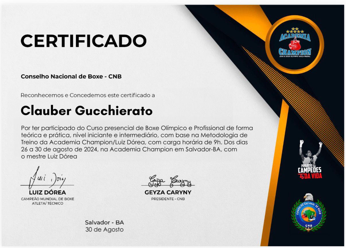 Olympic Boxing - Academia Champion / Luiz Dorea (Brazil, 2024)